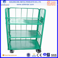 High Capacity Powder Coated Steel Roll Container Made in China